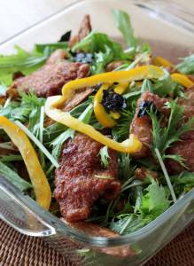 豚から揚げのデリ風サラダ