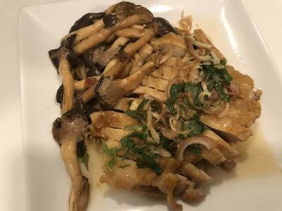 鶏もも肉の梅煮