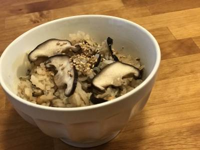 きのことじゃこの炊き込みご飯