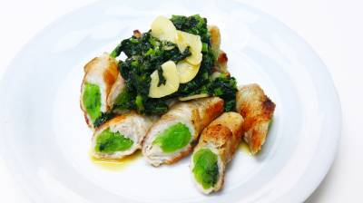 小松菜の肉巻き