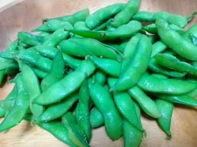 枝豆の塩ゆで