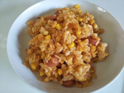 とうもろこしのカレーピラフ
