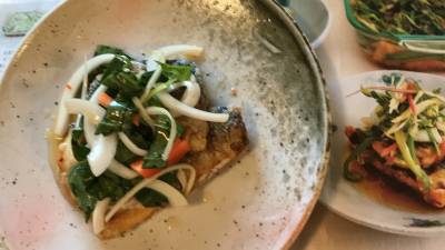 薬味たっぷり あじの南蛮漬け