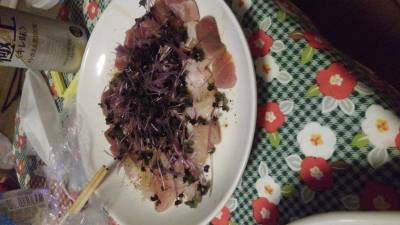 まだいのカルパッチョ