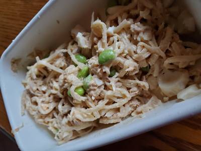 切干大根の卵たっぷりサラダ