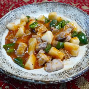 クイック長芋酢豚