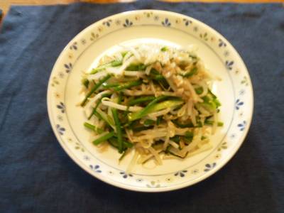 もやし炒め