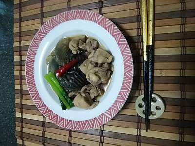 なすと鶏肉のほたほた煮