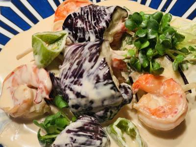 なすのえびマヨ