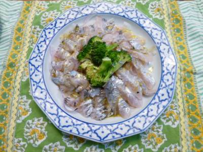 たいのカルパッチョ風サラダ