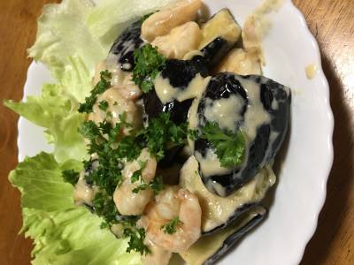 なすのえびマヨ