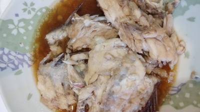 レンジで簡単アラ炊き