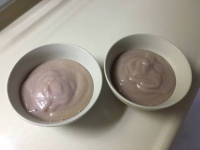 桃の冷製スープ