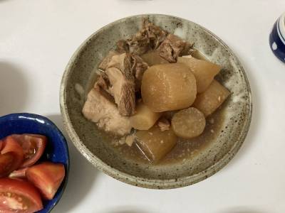 大根と豚肉のべっこう煮