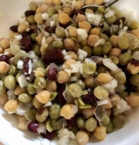 豆の簡単サラダ