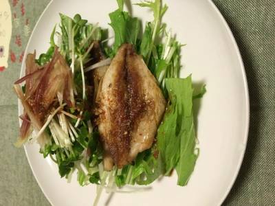 あじのごま油焼き