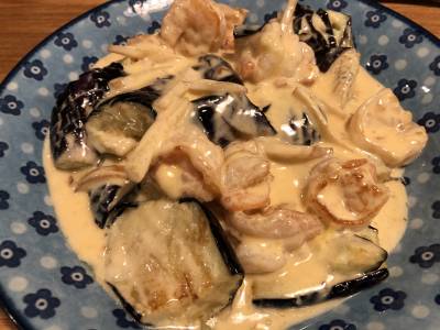 なすのえびマヨ