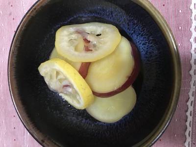 さつまいものレモン煮