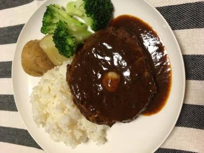 にんにくハンバーグ