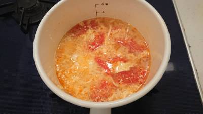 トマトのサンラータン風