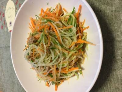 ひき肉と春雨のサラダ
