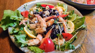 なすのえびマヨ