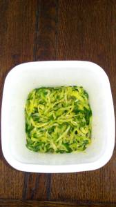 きゅうりのごま油あえ