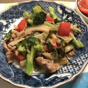 ブロッコリーの回鍋肉