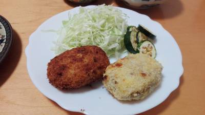 里芋の焼きコロッケ