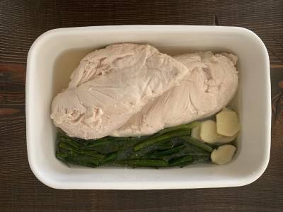 かんたん蒸し鶏