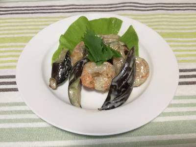 なすのえびマヨ