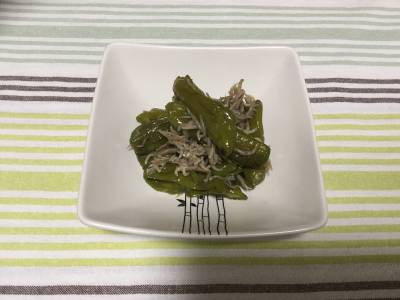 ピーマンのじゃこ煮