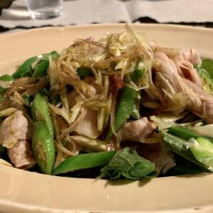 野菜たっぷり豚しゃぶ 柚子こしょうだれ