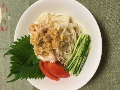 バンバンジーそうめん