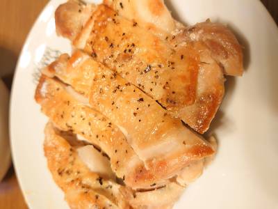 チキンソテー ねぎ塩だれ