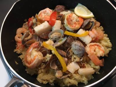 フライパンパエリア