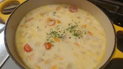 あさりのチャウダー