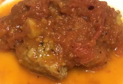 煮込み豆腐ハンバーグ