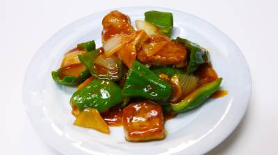 ピーマン酢豚