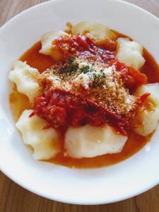 フレッシュトマトソースのニョッキ