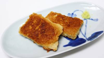 鶏ひき肉の大判さつま揚げ