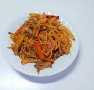 ゆでないナポリタン