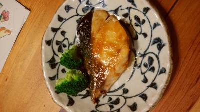 ぶりのピリ辛照り焼き