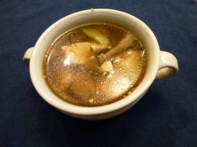 豆腐とザーサイのスープ
