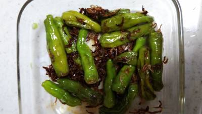 ししとうのじゃこ炒め