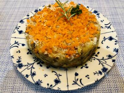 春にんじんのポテトケーキ