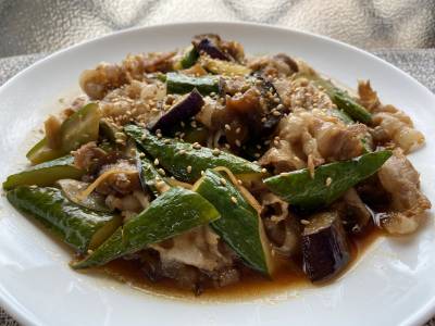 豚肉ときゅうりのサッと煮