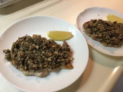 ポークソテー きのこソース