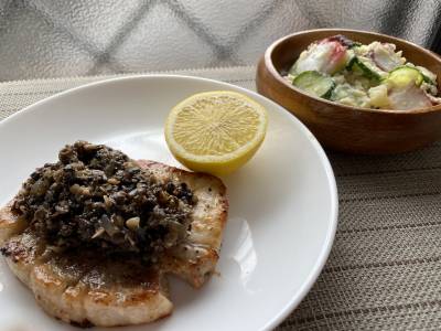 ポークソテー きのこソース