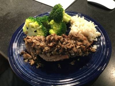 ポークソテー きのこソース